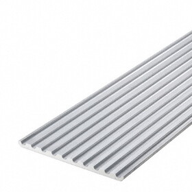 CRL 775A72 72" Floor Plate 5" Wide Aluminum