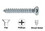 CRL 8X114FHPSMS 8 x 1-1/4&#034; Flat Head Phillips Sheet Metal Screws, Price/100 Each