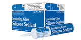 CRL 9542 Black 10.3 Fl. Oz. Insulating Glass Silicone Sealant