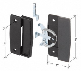 CRL A139 Sliding Screen Door Latch and Pull with 3" Screw Holes for Academy and Better-Bilt Doors