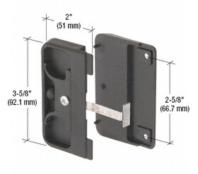 CRL A142 Sliding Screen Door Latch and Pull with 2-5/8" Screw Holes