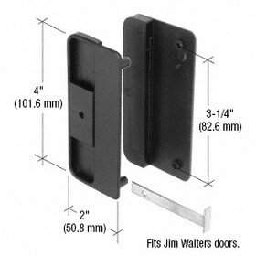 CRL A150 Sliding Screen Door Latch and Pull With 3-5/16" Screw Holes for Jim Walters Doors
