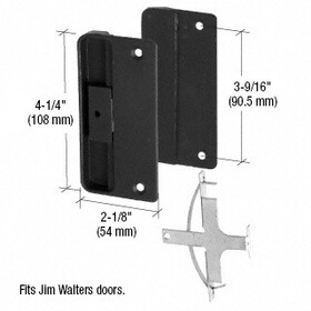 CRL A151 Sliding Screen Latch and Pull With 3-5/8" Screw Holes for Jim Walters Doors