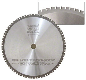 CRL A91039 Makita&#174; 12" x 1" Arbor 76 Tooth Carbide Saw Blade for Stainless Steel
