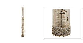 CRL AG14 1/4&#034; Amazing Glazing Plated Diamond Drill