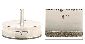 CRL AG4 4&#034; Amazing Glazing Plated Diamond Drill