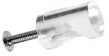 CRL AP6110 Clear Acrylic Whistle Pull with Screw