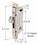 Adams Rite AR18470 1/2&#034; Wide Square End Face Plate Mortise Lock with 3-11/16&#034; Screw Holes for Adams Rite&#174; Doors and a 22-1/2 Degree Keyway, Price/Pack