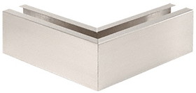 CRL 12" 90&#176 Mitered Corner Cladding for B7S Series Heavy-Duty Square Base Shoe