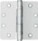 CRL BB40A Satin Chrome Standard Weight 1/4" Radius Ball Bearing Template Butt Hinge Price/ Box