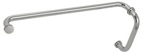 CRL 8" Pull Handle and 22" Towel Bar BM Series Combination With Metal Washers