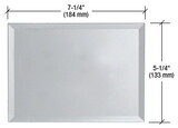 CRL BMP3GC Clear Triple Blank without Screw Holes Glass Mirror Plate