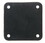 CRL BPG1BL Black Moisture Barrier Gasket for 5" x 5" Base Plates