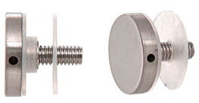 CRL 316 Stainless Cap Assembly 1" Diameter