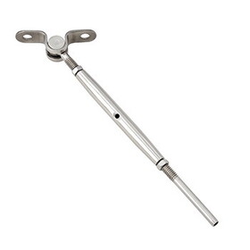 CRL CBLHTB1 Mill Stainless Steel Hansen Turnbuckle for 1/8" Cable