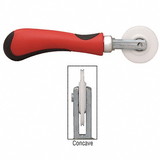 CRL Nylon Comfort Grip Single Concave Edge Roller