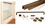 CRL CK1460720RB Oil Rubbed Bronze 60" x 72" Cottage CK Series Sliding Shower Door Kit With Clear Jambs for 1/4" Glass, Price/ Each