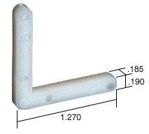 CRL CK195B Corner Key - 1.27&#034; Leg; .185&#034; Width - Bulk 100/Pk