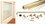 CRL CK386060BGA Brite Gold Anodized 60" x 60" Cottage CK Series Sliding Shower Door Kit With Clear Jambs for 3/8" Glass, Price/Each