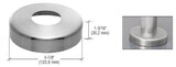 CRL Stainless Base Flange Cover for 1-1/4