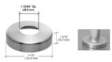 CRL Stainless Base Flange Cover for P6 and P7 P-Series Posts