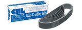 CRL CRL118X21100X 1-1/8" x 21" 100X Grit Glass Grinding Belt for Portable Sanders - 10/Bx