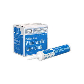 CRL15W White Premium Grade Acrylic Latex Caulk