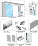CRL280 Series Satin Anodized Single Kit for 1/2