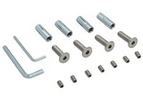 CRL CRL380SCREWS Brushed Stainless Hydraulic Patch Fitting Replacement Screw Pack