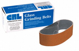 CRL CRL3X21C0RK 3&#034; x 21&#034; Cork Polishing Belts for Portable Sanders - 5/Bx