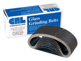 CRL CRL3X24100X 3" x 24" 100X Grit Glass Grinding Belt for Portable Sanders - 10/Bx