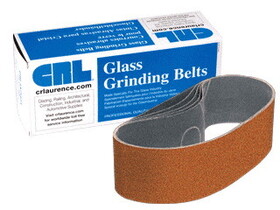 CRL CRL3X24C0RK 3&#034; x 24&#034; Cork Polishing Belt for Portable Sanders - 5/Bx