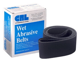 CRL CRL4X106100X 4&#034; x 106&#034; 100X Grit Wet Abrasive Belts for Upright Belt Sanders - 5/Bx