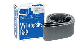 CRL CRL4X132120X 4&#034; x 132&#034; 120X Grit Wet Abrasive Belts for Upright Belt Sanders - 5/Bx