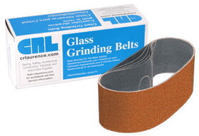 CRL CRL4X24C0RK 4&#034; x 24&#034; Cork Polishing Belts for Portable Sanders - 5/Bx