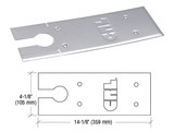 CRL CRL85CPPS Polished Stainless Cover Plates for 8500 Series Floor Mounted Closer