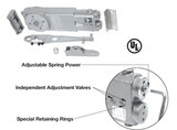 CRL CRL8770GE 105° Hold Open Adjustable Spring Power Overhead Concealed Door Closer "GE" Package