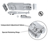 CRL CRL8972GE 105° No Hold Open Overhead Concealed Closer Package for Side-Load Installation A.D.A. "GE" Package