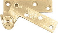 CRL CRL9075PB Polished Brass Full Mortise Non-Handed 3/4" Offset Top Pivot