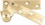 CRL CRL9075PB Polished Brass Full Mortise Non-Handed 3/4" Offset Top Pivot, Price/Each