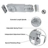 CRL CRL9772 Adjustable Spring Power 105 Degree No Hold Open 3/4" Long Spindle Overhead Concealed Door Closer Body Only