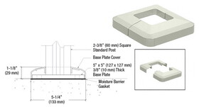 CRL Base Plate Cover