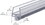 CRL CW12 Clear Polycarbonate Wipe with Pile Weatherstrip, Price/Each