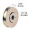 CRL D1503 1-1/2" Diameter Steel Ball Bearing Replacement Roller 5/16" Wide, Price/Package