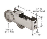 CRL D1858SS 1-1/4" Tandem S.S. Steel Sliding Glass Door Rollers with 11/16" Wide Housing for Keller Doors