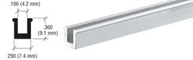 CRL D3031A Satin Anodized Aluminum Snap-In Extrusion