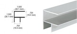 CRL D320A Satin Anodized Corner Mold Extrusion