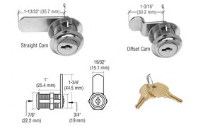 CRL Cam Lock - Keyed