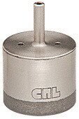CRL DCD214 2-1/4&#034; DCD Series Straight Shank Electro-Formed Diamond Drill