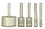CRL DDK5 5 Piece EDD Series Standard Plated Diamond Drill Set, Price/Each